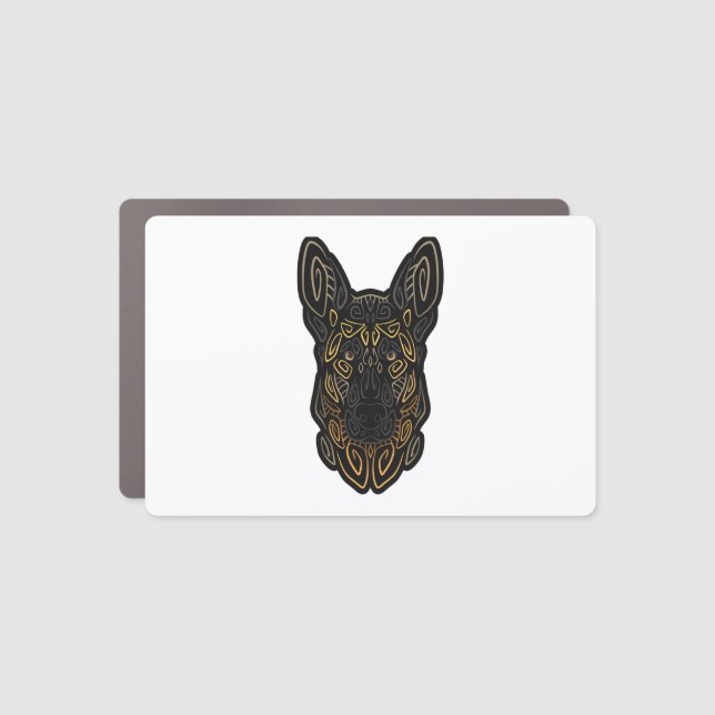 German Shepherd Design German Shepherd Gifts Dog O Car Magnet (Front)