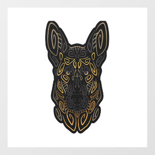 German Shepherd Design German Shepherd Gifts Dog O Floor Decals