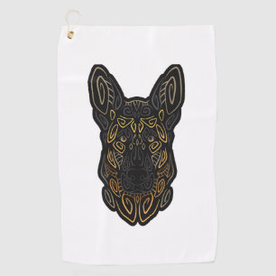 German Shepherd Design German Shepherd Gifts Dog O Golf Towel