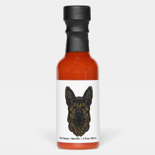 German Shepherd Design German Shepherd Gifts Dog O Hot Sauces