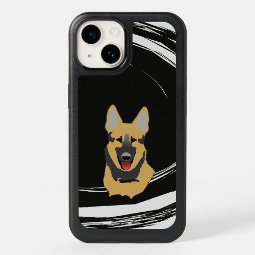 German Shepherd Dog Abstract OtterBox iPhone 14 Case