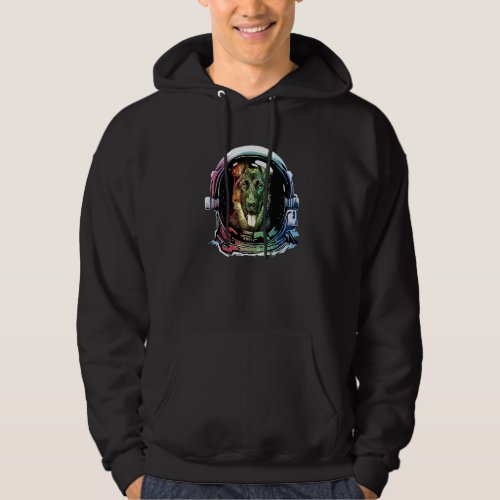 German Shepherd Dog Astronaut Dog Hoodie