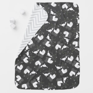 German Shepherd Dog Baby Shower Genderless Blanket
