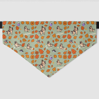 German Shepherd Dog Bandana Halloween Cute Dog Pet Bandana Collar