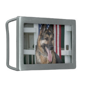 German Shepherd Dog Belt Buckle