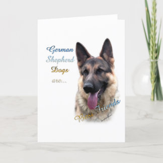 German Shepherd Dog Best Friend 2 Card