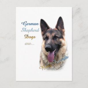 German Shepherd Dog Best Friend 2 Postcard