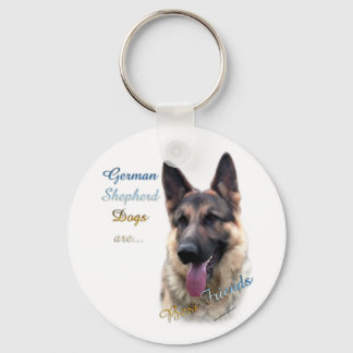 German Shepherd Dog Best Friend Keychain