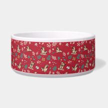 German Shepherd Dog Bowl Christmas Cute Kawaii