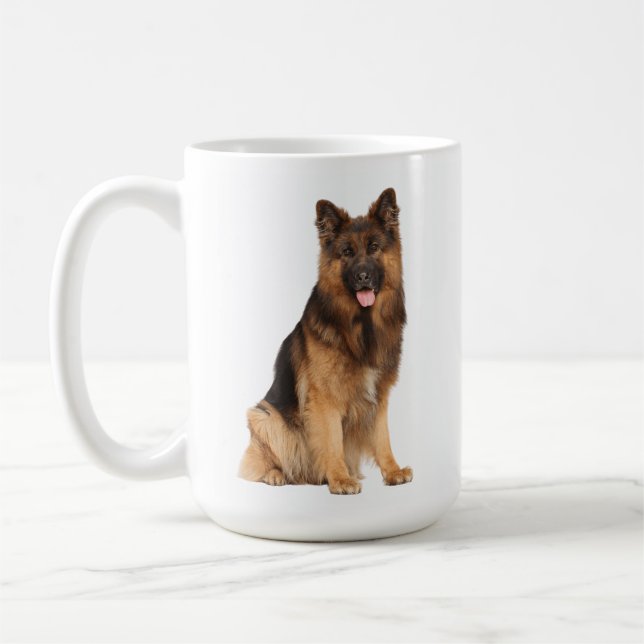 German Shepherd,Dog breeds,funny dog,weimaraner Coffee Mug (Left)