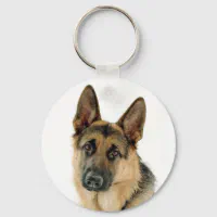 German Shepherd pet memorial keepsake, dog key chain, pet bag