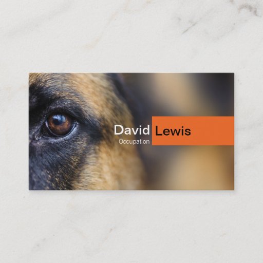 Customizable German Shepherd Dog Business Cards