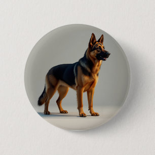 German Shepherd Dog Button