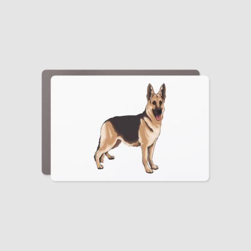 German shepherd dog  car magnet