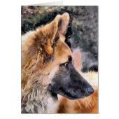 GERMAN SHEPHERD DOG card (Front)