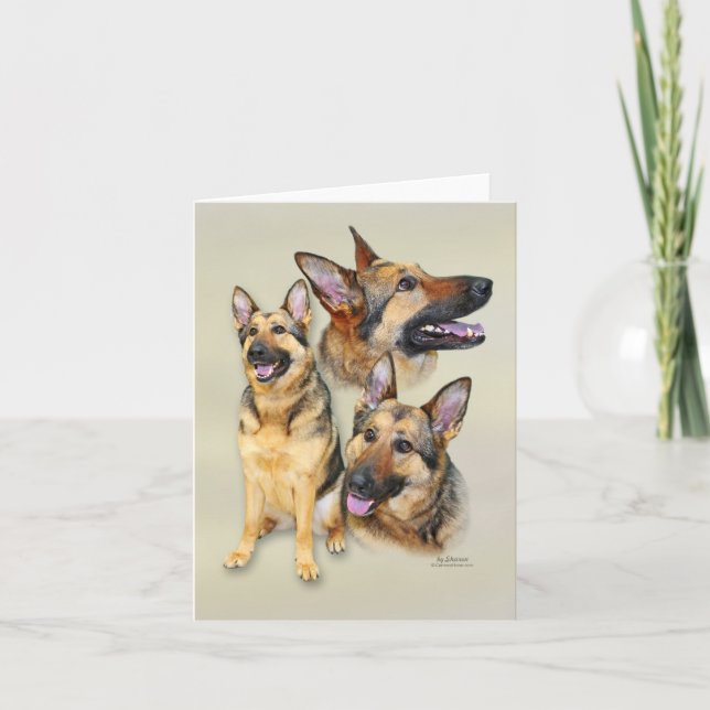 German Shepherd Dog Card (Front)