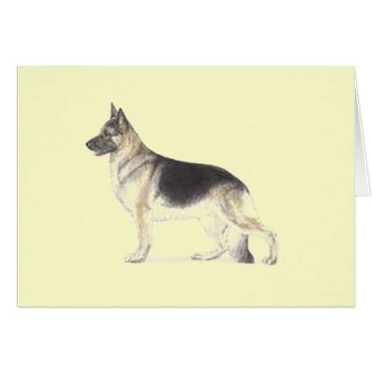 German Shepherd Dog Cards (Front Horizontal)