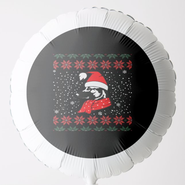 German Shepherd Dog Christmas Balloon (Front)