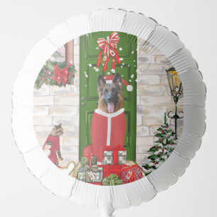 German Shepherd Dog Christmas  Balloon