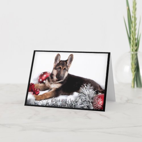 German Shepherd Dog Christmas Cards