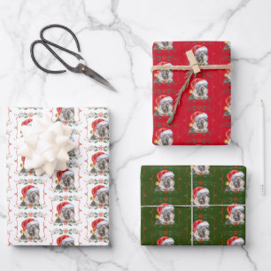 German Shepherd Dog Christmas Wrapping Paper Sheets