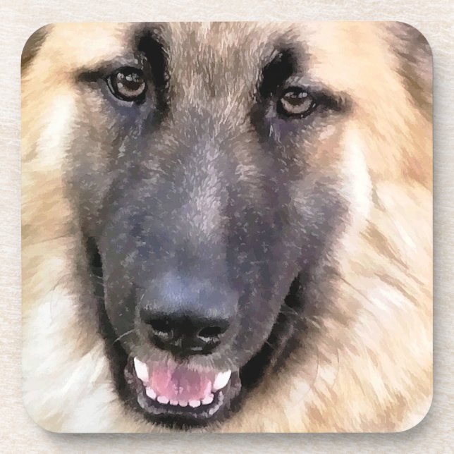 GERMAN SHEPHERD DOG COASTER (Front)