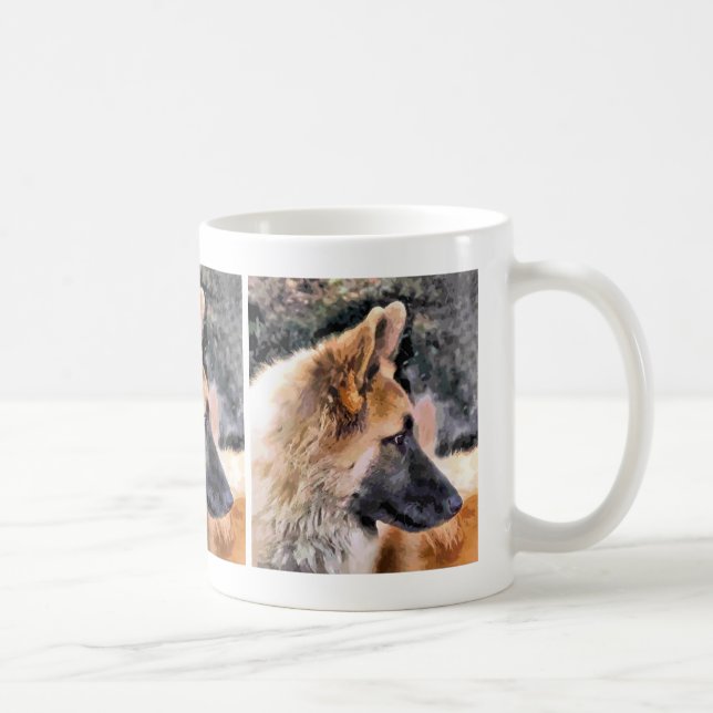 GERMAN SHEPHERD DOG COFFEE MUG (Right)