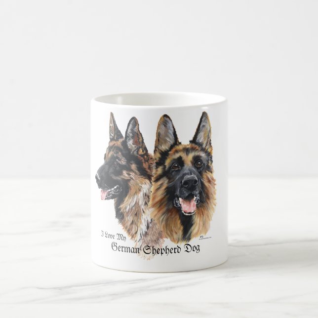German Shepherd Dog Coffee Mug (Center)