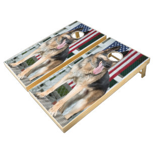 German Shepherd Dog Cornhole Set