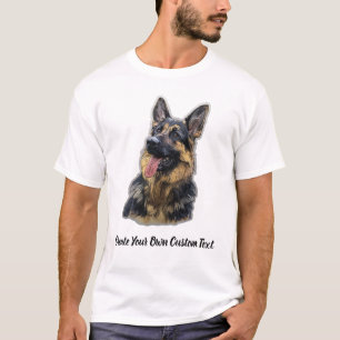 German Shepherd Dog Create Your Own Custom Text T-Shirt