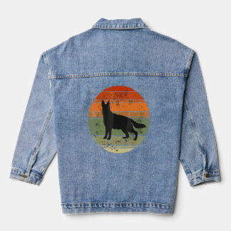 German Shepherd Dog Denim Jacket