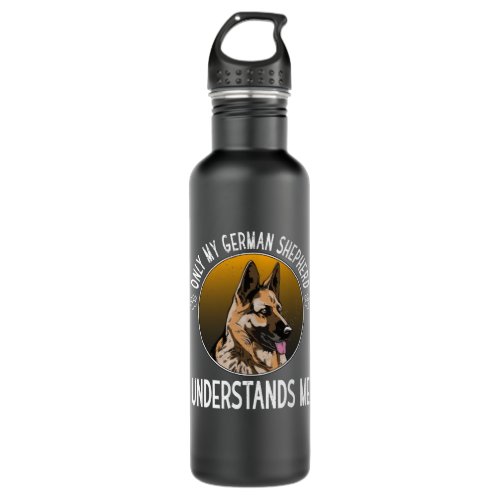 German Shepherd Dog Dog Owner Police Stainless Steel Water Bottle