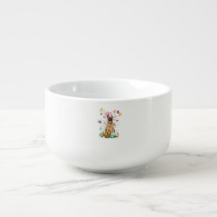 German Shepherd Dog Easter Egg Hunting Basket East Soup Mug