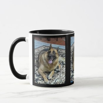 German Shepherd Dog Expressions Coffee Mug by busycrowstudio at Zazzle