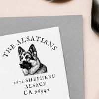 German Shepherd Dog Family Name Return Address