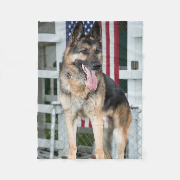 german shepherd fleece