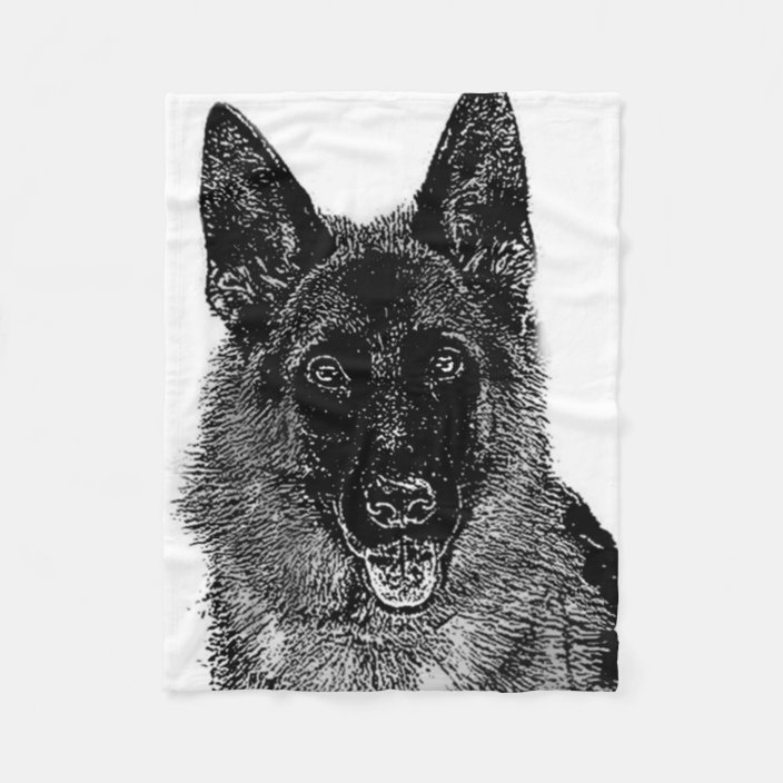 German Shepherd Dog Fleece blanket