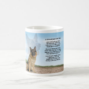 German Shepherd Dog Friend Poem Mug