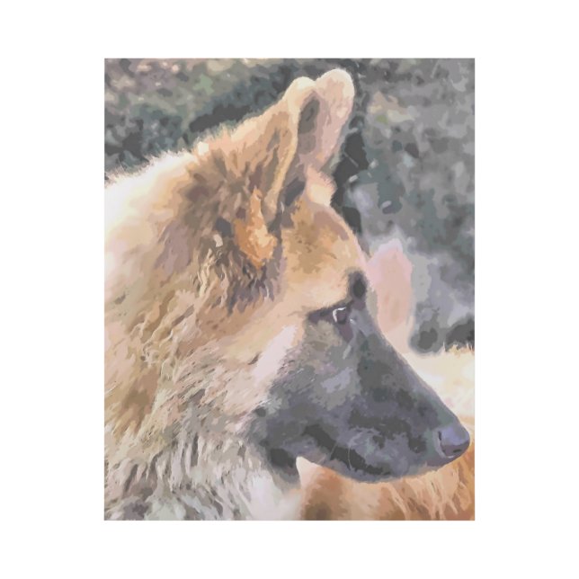 GERMAN SHEPHERD DOG GALLERY WRAP (Front)