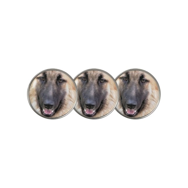 GERMAN SHEPHERD DOG GOLF BALL MARKER (3 Up)