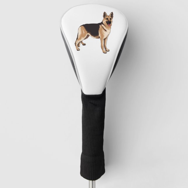 German shepherd dog  golf head cover (Front)