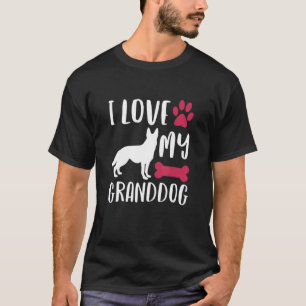 German Shepherd Dog Grandma Grandpa Granddog T-Shirt