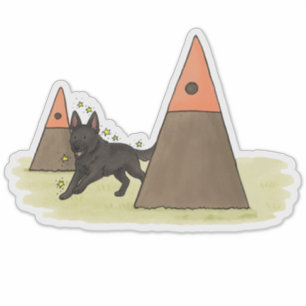 German Shepherd Dog (GSD) Bitework Car Decal