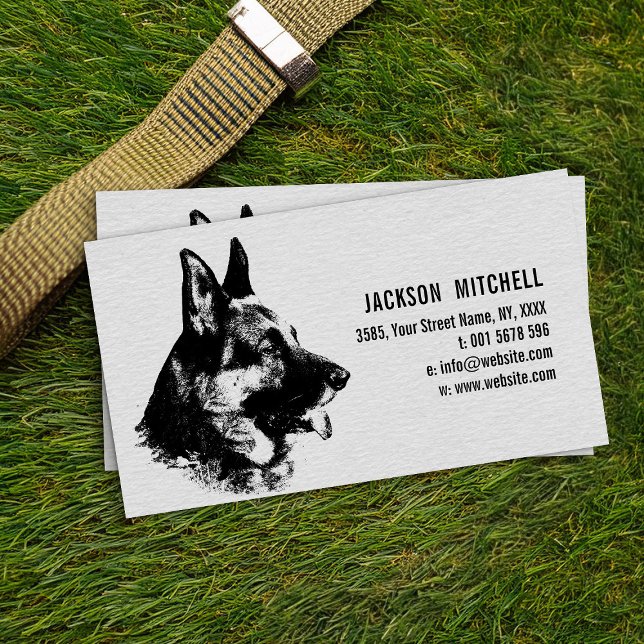 German Shepherd Dog - GSD Business Card (Creator Uploaded)