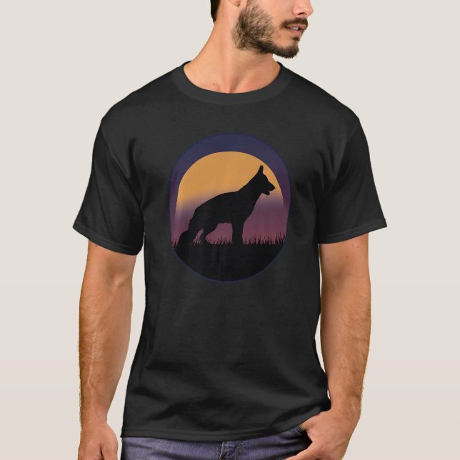 German Shepherd Dog Gsd Dog Breed  2 T-Shirt (Front)