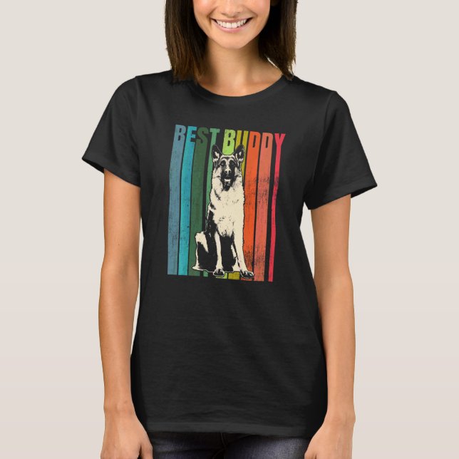 German Shepherd Dog Gsd Dog Breed  4 T-Shirt (Front)