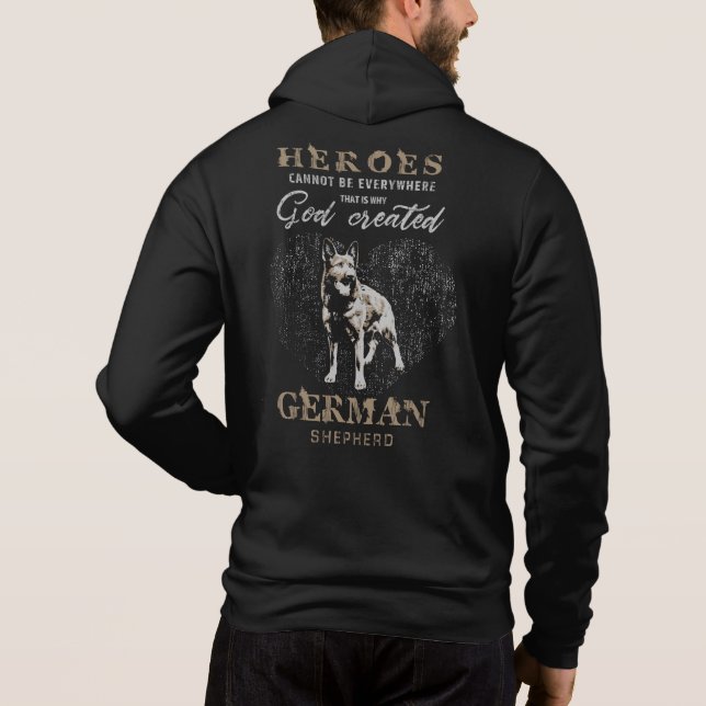 German Shepherd Dog  - GSD Hoodie (Back)