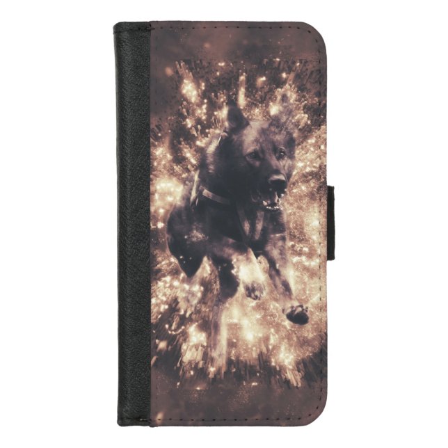 German Shepherd Dog - GSD iPhone Wallet Case (Front)