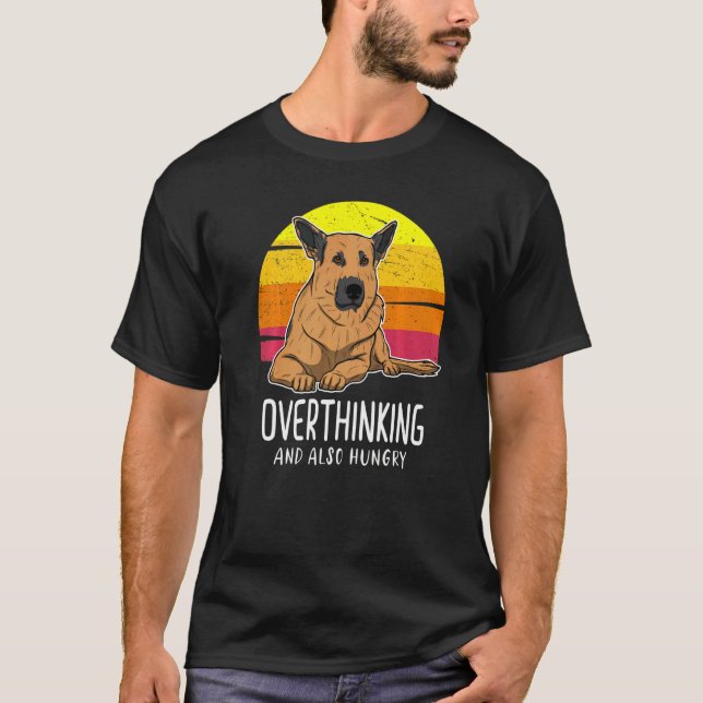 German Shepherd Dog Gsd Sunset 10 T-Shirt (Front)