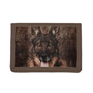 German Shepherd Dog - GSD Tri-fold Wallet